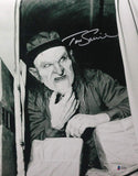 Tom Savini Autographed 11x14 The Creep B&W Photo - Beckett W Auth *Silver