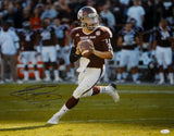 Johnny Manziel Autographed 16x20 Looking To Pass Photo W/ HT- JSA Witnessed Auth