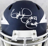 Ezekiel Elliott Signed Dallas Cowboys F/S AMP Speed Helmet- Beckett Auth *