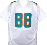 Mike Gesicki  Autographed White Pro Style Jersey-Beckett W Hologram *Silver