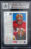 1991 Upper Deck #54 Joe Montana Auto San Francisco 49ers BAS Autograph 10