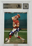 1994 Bowman #100 Joe Montana Auto Kansas City Chiefs BAS Autograph 10