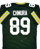 Mark Chmura Autographed Green Pro Style Jersey w/SB Champs - JSA W *Black