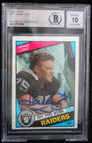 1984 Topps #111 Howie Long Auto Oakland Raiders BAS Autograph 10