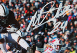 Miles Sanders Autographed Penn State 8x10 HM Jump Photo-Beckett W Hologram