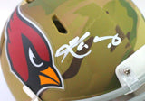 Kyler Murray Autographed Arizona Cardinals Camo Mini Helmet- Beckett W *White