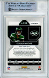 2021 Panini Prizm Silver Rookie Variations #346 Elijah Moore Jets BAS Auto 10