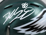 Dallas Goedert Autographed Philadelphia Eagles Speed Mini Helmet - Fanatics