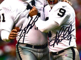 Shane Lechler Sebastian Janikowski Signed Raiders 8x10 Hug Photo-Beckett W Holo