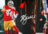 Kyle Juszczyk Signed SF 49ers 8x10 Running From Tunnel Photo- Beckett W Holo