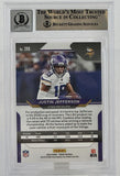 2020 Panini Prizm #398A Justin Jefferson Auto Minnesota Vikings BAS Autograph 10