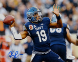 Keenan Reynolds Autographed Navy Midshipmen 8x10 Passing Photo- JSA W Auth