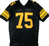 Joe Greene Autographed Black/Yellow Pro Style Jersey w/ HOF-Beckett W Hologram