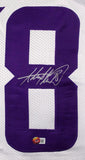 Adrian Peterson Autographed White Pro Style Jersey- Beckett W Hologram *8