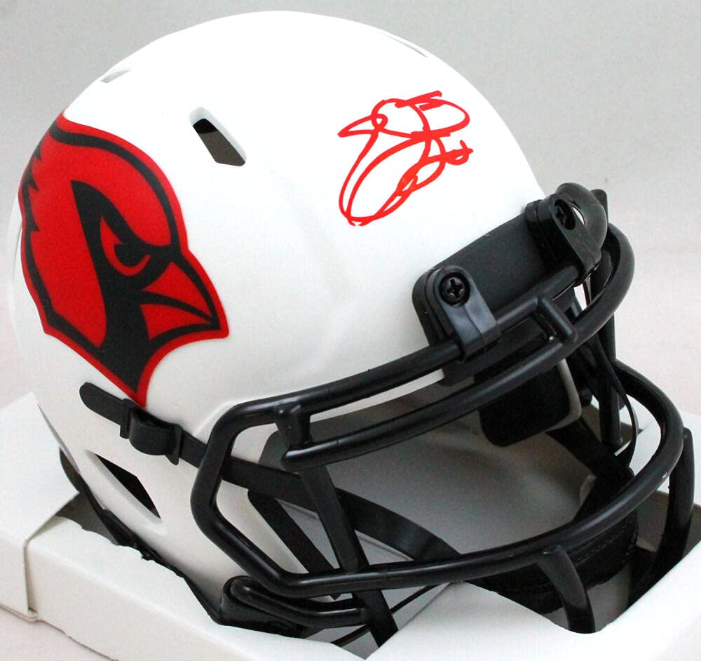 Emmitt Smith Autographed Cardinals Lunar Speed Mini Helmet- Beckett W – The Jersey Source