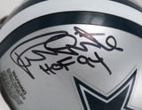 Bob Lilly Randy White Autographed Dallas Cowboys Mini Helmet w/HOF-Prova *Black