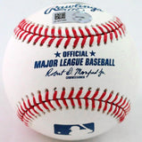 Steve Pearce Autographed Rawlings OML Baseball- Fanatics Authenticated