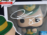 Chase Claypool Autographed Notre Dame Funko Pop Figurine- Beckett W *White