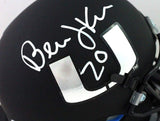 Bernie Kosar Autographed Miami Hurricanes Black Schutt Mini Helmet- Beckett Wit