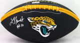 Laviska Shenault Autographed Jaguars Black Logo Football- Beckett W Holo *White