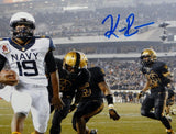 Keenan Reynolds Autographed Navy Midshipmen 8x10 Against Army Photo- JSA W Auth