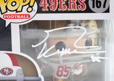 George Kittle Autographed 49ers Funko Pop Figurine #167- Beckett W Hologram