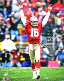 Joe Montana Autographed San Francisco 49ers 16x20 Arms Up Photo- Fanatics *White