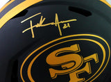 Frank Gore Autographed 49ers F/S Eclipse Speed Authentic Helmet- Beckett W *Gold