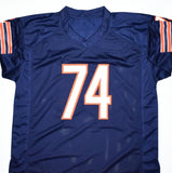 Jimbo Covert Autographed Blue Pro Style Jersey w/ HOF - Prova *Black