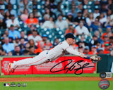 Alex Bregman Signed Houston Astros 8x10 Dive Photo-Beckett W Hologram *Black