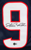 Shane Lechler Autographed Blue Pro Style Jersey- Beckett W Hologram *Black