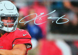 Kyler Murray Autographed Cardinals Close Up Passing 8x10 Photo- Beckett W *White