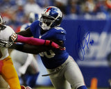 Jason Pierre Paul Autographed 16x20 Going After RG3 Photo- JSA W Auth *Blue