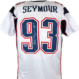 Richard Seymour Autographed White Pro Style Jersey w/HOF-Beckett W Hologram