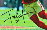 Frank Gore Signed San Francisco 49ers Red Running 8x10 Photo-Beckett W Hologram