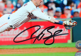 Alex Bregman Signed Houston Astros 8x10 Dive Photo-Beckett W Hologram *Black