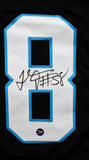 Thomas Davis Autographed Black Pro Style Jersey- Prova *Black