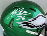 Miles Sanders Signed Philadelphia Eagles Chrome Mini Helmet- JSA W Auth *White