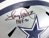 Tony Dorsett Autographed Dallas Cowboys F/S Speed Helmet w/ HOF-JSA W *Black