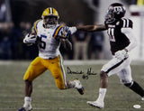 Derrius Guice Autographed LSU Tigers 16x20 vs Texas A&M- JSA W Auth *Black