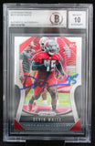 2019 Panini Prizm #312 Devin White Tampa Bay Buccaneers BAS Autograph 10