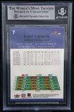 2002 Fleer Tradition #7 Ray Lewis Baltimore Ravens BAS Autograph 10