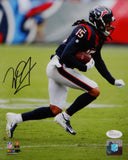 Will Fuller Autographed Texans 8x10 PF Photo Close Up w/ Ball- JSA W Auth *Black