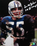 Lee Roy Jordan Autographed 8x10 Muddy Close Up HM Photo w SBVI- Beckett W* White