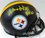 Donnie Shell Signed Pittsburgh Steelers Mini Helmet w/ HOF-Beckett W *Yellow