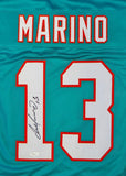 Dan Marino Autographed Teal Pro Style Jersey- JSA Witnessed Auth