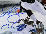 LeSean McCoy Autographed Eagles 8x10 Snow Photo - JSA W  *Blue