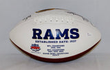 Jack Youngblood Autographed Los Angeles Rams Logo Football W/HOF- JSA W Auth