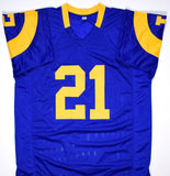 Nolan Cromwell Autographed Blue Pro Style Jersey- JSA W *Black