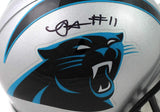 Robby Anderson Autographed Carolina Panthers Mini Helmet - Beckett W Auth *Black